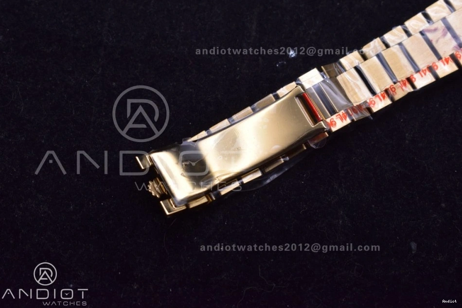 DayDate Steel YG 904L President Edition (Gain V5 on Stick with Green Bracelet Weight) Diamond vr3255 Best 36 QF Dial 0323